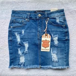BRAND NEW HIGH WAISTED JEAN MINI SKIRT🦋